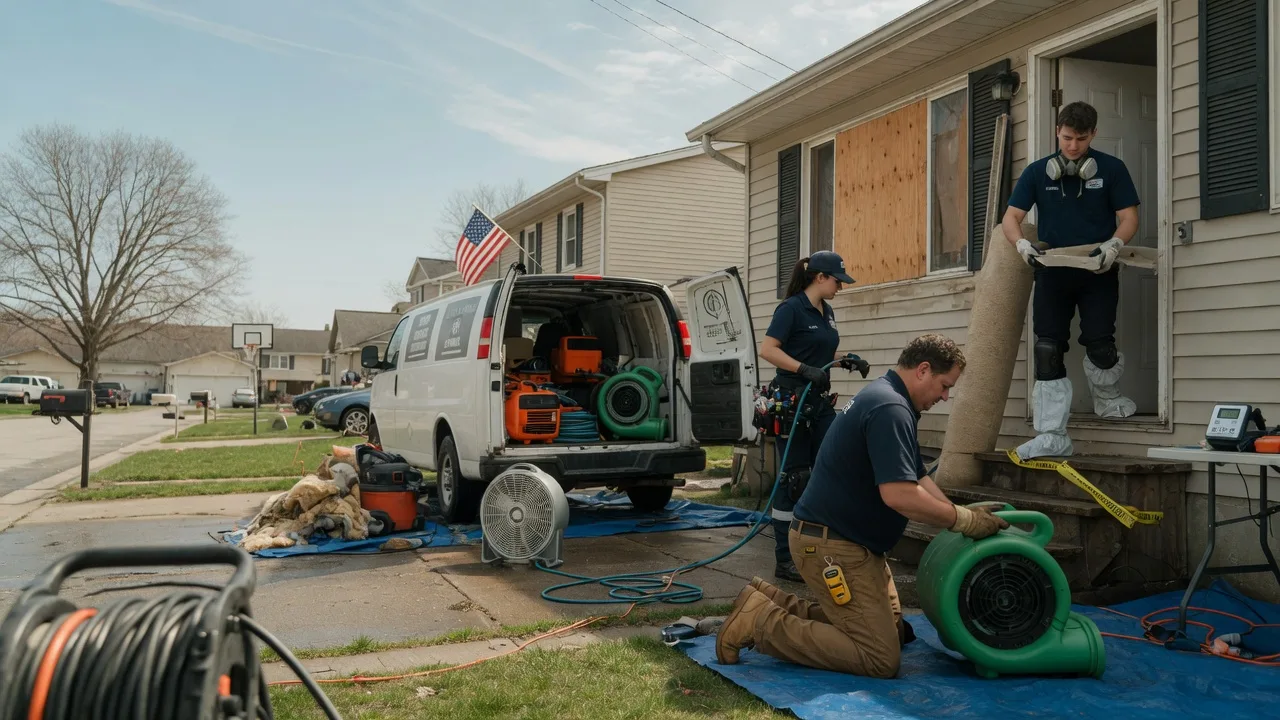 Water Damage Restoration in Clutier, IA near me